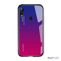ราคา Hontinga สำหรับ Asus ZenFone MAX Pro M1 ZenFone MAX Pro M2 luxury Aurora Rainbow ปลอก Gradient Series กันกระแทกกระจกเทมเปอร์ฝาหลัง (722282651)