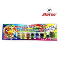 ราคา HORSE ตราม้า สีโปสเตอร์ ชุด 6 สี H 02 พร้อมพู่กัน จำนวน 1 ชุด (7609164680)