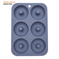 ราคา แม่พิมพ์ซิลิโคนโดนัท6รูรูปหัวใจ (22205170788)