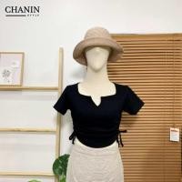 ราคา CHANIN STYLE เสื้อครอปคอวีรูดข้าง ผ้าร่องยืด ผ้าคอทตอน ทรงน่ารัก มีปลายทาง พร้อมส่ง รุ่นBabie (21176738326)