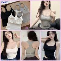 ราคา เสื้อสายเดี่ยวเว้าด้านหลัง มีฟองน้ำเย็บติดเสื้อ B612 (22040294009)