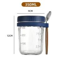 ราคา สินค้าพร้อมส่ง ถ้วยข้าวโอ๊ต แก้วอาหารเช้า 350ml แก้วปิดผนึกแบบพกพา มีฝาปิดและช้อน Light Eating ชามสลัดถ้วยสุญญากาศซีเรียล (22770441510)