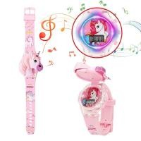 ราคา Cartoon Childrens Electronic Watch Colorful Light Music Watch Student Flip Toy Watch YL023 (21871942059)