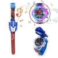 ราคา Cartoon Childrens Electronic Watch Colorful Light Music Watch Student Flip Toy Watch YL023 (21871942055)