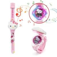 ราคา Cartoon Childrens Electronic Watch Colorful Light Music Watch Student Flip Toy Watch YL023 (21871942050)