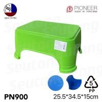 ราคา เก้าอี้พลาสติก4ขา เกรด A มียางกันลื่น ทรงเหลี่ยม รุ่น PN900 (21560798936)