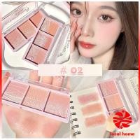 ราคา Local home บลัชออน อายแชโดว์ ไฮไลท์ เนื้อมุกธรรมชาติ 3 สี 3 ช่อง เนื้อฝุ่น ประกายชิมเมอร์ Blush Eyeshadow (19683160396)