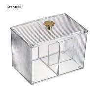 ราคา OUDAIXIU กล่องผ้าเช็ดตัวคอตตอน MISUPS กล่องอะคริลิกใส่เครื่องสำอางค์ลิปสติก (22711750101)
