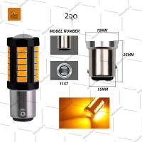 ราคา 1ชิ้น หลอดไฟ LED 12V 24V และ12V 80V 1156 1157 แบบเขี้ยว หลอดไฟรถยนต์ รถบรรทุก หรือรุ่นทั่วไป หลอดไฟยาว 33Led (21506195339)