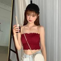ราคา ส่งเร็วพิเศษ Hello Yim สายเดี่ยวสม็อคทั้งตัว สีคุมโทน 6เฉดสี สไตล์แฟชั่นสาวสายฝอ No 6843 เสื้อสีแดงหญิง (9440320082)
