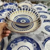 ราคา ถ้วย จาน ชาม เซตจานสวยๆ 1 ชุด 2 ใบ ถูกมาก จาน 8 นิ้ว ชาม 7 นิ้ว ชุดจานสวยๆ จานกระเบื้อง จานเซรามิคสวยๆ เข้าไมโครเวฟได้ (22691006215)