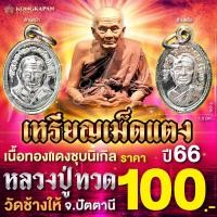 ราคา เหรียญเม็ดแตงทองแดงชุบนิเกิล ปี 66 หลวงปู่ทวด วัดช้างไห้ จ ปัตตานี (22600832894)