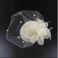 ราคา HE1SHANE ผู้หญิง ย้อนยุค ดอกไม้ ตาข่าย Sinamay ขนนก กิ๊บติดผม หมวก fascinators ที่คาดผม หมวก fedoras (22432814056)