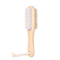 ราคา 1ชิ้นแปรงแปรงขนแข็งสำหรับนวดดูแลเท้าธรรมชาติสองด้านหินภูเขาไฟแปรงหินขัดเท้าเท้าขัดผิวผิวหนังที่ตายแล้วที่เช็ดแปรงเครื่องมือแต่งเล็บเท้า (22199925937)