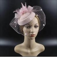 ราคา HE1SHANE ผู้หญิง ย้อนยุค ดอกไม้ ตาข่าย Sinamay ขนนก กิ๊บติดผม หมวก fascinators ที่คาดผม หมวก fedoras (22432814051)