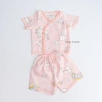 ราคา Little Home Baby ชุดเซ็ทเสื้อผูกหน้าและดุมหน้าพร้อมกางเกงทารก 0 3 เดือน ผ้ามัสลิตคอตตอนทอตาราง นุ่มๆ (22523310845)