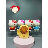 ราคา พัดลมตั้งโต๊ะขนาดเล็ก พัดลม USB ปรับได้ 2 ระดับมีไฟ LED ฐานพัดลมติดแผ่นกันลื่น (22593537861)