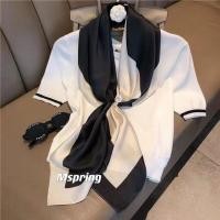 ราคา ผ้าพันคอผ้าซาติน ผ้าคลุมไหล่ซาติน ผ้าพันคอ ผ้ามัดอก ผ้าไหมซาติน ขนาด90 90ซม สินค้าพร้อมส่งที่ไทย (11162418528)