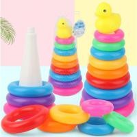 ราคา ห่วงเสริมพัฒนาการ ห่วงเจดีย์สวมหลัก โยนห่วงเป็ดน้อย 9ห่วง ของเล่นสําหรับเด็กวัยหัดเดิน (20532607229)