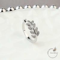 ราคา แหวนใบมะกอกนพเก้า แบบฟรีไซส์ ใส่เสริมโชค พร้อมส่ง (22774736044)