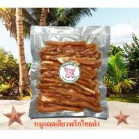 ราคา หมูแดดเดียวพริกไทยดำ อร่อย สด สะอาด ไม่ใส่สาร ขนาดแพ็ค 300 กรัม (22007488025)