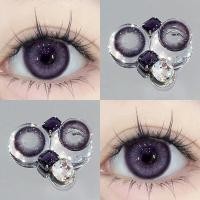ราคา คอนแทคเลนส์สีขนาดเส้นผ่านศูนย์กลาง 14 2 มม ต่อปีคอนแทคเลนส์รายเดือนคอนแทคเลนส์ คอนแทคเลนส์ Thai Tea Grey Black กรองแสงขนาดมินิ 1คู่ 14 5mm (22105746493)