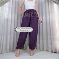ราคา กางเกงขายาว ผ้าสปัน พริ้ว นุ่ม เบาสบาย ใส่ได้ทั้งชายและหญิง (21382770018)
