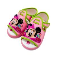ราคา รองเท้าเด็กชายและหญิงรองเท้าเด็ก สำหรับหัดเดิน พื้นนุ่ม ใส่กันลื่น มีเสียง ลายมิกกี้เมาส์ มินนี่เมาส์ ขนาด12 14cm (21273145376)