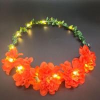ราคา ที่คาดผมดอกไม้ ที่คาดผมมีไฟ ที่คาดผมLED มีไฟ สวยมาก มงกุฎไฟกระพริบ (22433474767)