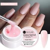 ราคา UR SUGAR 15ml Extension Gel Nail UV Polish Hard Jelly Build Nail Gum Clear Nude Natural Color French Soak Off UV Construction Gel (20162404566)