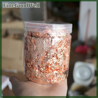 ราคา FineGoodWell 10G เกล็ดทองคำสีกุหลาบที่กินได้สำหรับการอบดอกกุหลาบประดับบ้านทองคำสีกุหลาบตกแต่งหน้าเค้กฟอยล์สีทอง (22039047712)