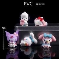 ราคา ของเล่นรูปซานริโอ Hello Kitty Cinnamoroll My Melody Kuromi ชุดของเล่น Kawaii ชุดฟิกเกอร์สะสมคริสต์มาสสำหรับเด็ก (21340457786)