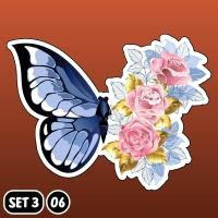 ราคา ตัวรีดติดผ้า ตัวรีด ผีเสื้อ ตัวรีด อาร์มติดเสื้อผ้า ติดกระเป๋า ลายน้องผีเสื้อ (19025100858)