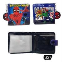 ราคา กระเป๋าสตางค์เด็ก 2 พับ ลายการ์ตูนลิขสิทธิ์ Kids Wallet Spiderman Avenger Batman Car (19126567225)