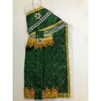 ราคา ชุดไทยถวายแม่นางกวัก แม่ธรณี สีเขียวเข้ม คละแบบ ขนาดสูง 24 ซม (7523392111)