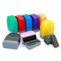 ราคา ตรายาง ตรายางหมึกในตัว ตรายางสั่งทำ ตรายางแฟลชสแตมป์ flash stamp ตรายางราคาถูก งานข้อความ คละสีด้าม ข้อความ1 2บรรทัด คำสำเร็จรูปไทยอังกฤษ (20716727460)