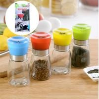 ราคา ขวดบดพริกไทย เกลือ เครื่องเทศ ขวดแก้วอย่างดี ฝาพลาสติก พร้อมฝาปิด ไม่เป็นสนิม ไร้สารตะกั่ว (21543168803)