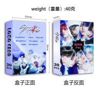 ราคา 30Pcs box Stray Kids BUS BLACKPINK Seventeen Photocards Album LOMO Card Postcard (22574699373)