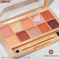ราคา SIVANNA COLORS FANCY MAKE UP PRO EYE PALETTE HF180 ซีเวนน่าคัลเลอร์ อายแชโดว์ 10 สี โทนสีสวย พร้อมกระจก กันน้ำ กันเหงื่อ (16579787978)
