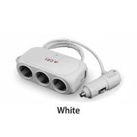 ราคา AL5003 AL5002 D23ตัวเพิ่มช่องจุดบุหรี่ 2 ช่อง และช่องเสียบที่ชาร์จแบตในรถยนต์ USB 3 1A 2 Port (22092433155)
