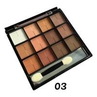 ราคา อายแชโดว์โทนนู้ดน้ำตาล MY AZHI Matte 12 Clors Eyeshadow Palette เนื้อแมท No MY2017 (22277593039)