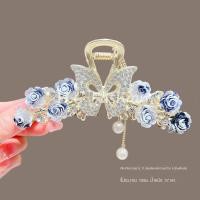 ราคา หรูหราเล็กๆน้อยๆสไตล์ชาแนลใหม่กิ๊บของผู้หญิงหวานสง่างามดอกกุหลาบคว้าคลิปขั้นตอนสั่นพู่ฉลามคลิปกิ๊บ (22670653728)