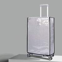 ราคา ผ้าคลุมกระเป๋าเดินทาง แบบใส พลาสติกคลุมกระเป๋าเดินทาง PVC กันน้ำ กันรอยขีดข่วน หนาพิเศษ (22052153126)