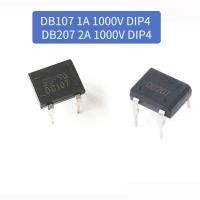 ราคา 10 20 50PCS 1Set Diode Rectifier Bridges Direct insertion rectifier bridge DB107 1A 1000V DIP4 DB207 2A 1000V DIP 4 Single Phase Power Electronics Components (22003334429)