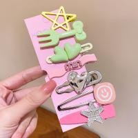 ราคา กิ๊บติดผมแฟชั่น ตัวหนีบผม ลายการ์ตูน ดาว หน้ายิ้ม มินิมอล สีพาสเทล สดใส มี 6 แบบ เลือกแบบได้ (21780167044)