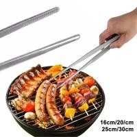 ราคา 16 20 25 30ซม ฟันแหนบสแตนเลสยาวคีมคีบอาหารบาร์บีคิวเครื่องมือทำ BBQ (8187957883)
