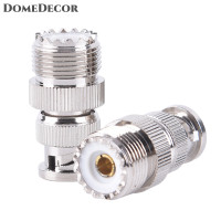 ราคา DomeDecor BNC MALE plug TO SO239 UHF PL 259แจ็ค RF FEMALE Coaxial ADAPTER CABLE CONNECTOR (22519947628)