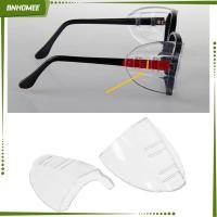 ราคา BNHOMEE Universal Eyewear Protective Safety Glasses Environmentally Friendly Clear Slip On Clear Side Shields for Small to Medium Eyeglasses Frames (20926595427)