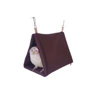 ราคา ที่นอนนก สีน้ำตาลเข้ม กรงนก บ้านนก เปลนก แขวน ที่นอนนก สำหรับสัตว์เลี้ยงขนาดเล็ก นกแก้ว เลิฟเบิร์ด กรีนชีท ชันคอนัวร์ เปลนก ที่นอนแขวน (21813278334)