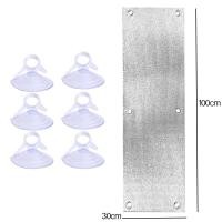 ราคา แผ่นบังแดดอลูมิเนียมฟอยล์กันยูวีกันน้ำฟิล์มบังแดดหน้าต่างระเบียงบ้านสำนักงานแผ่นป้องกันแสงแดด50 50 30 100ซม (22130559365)